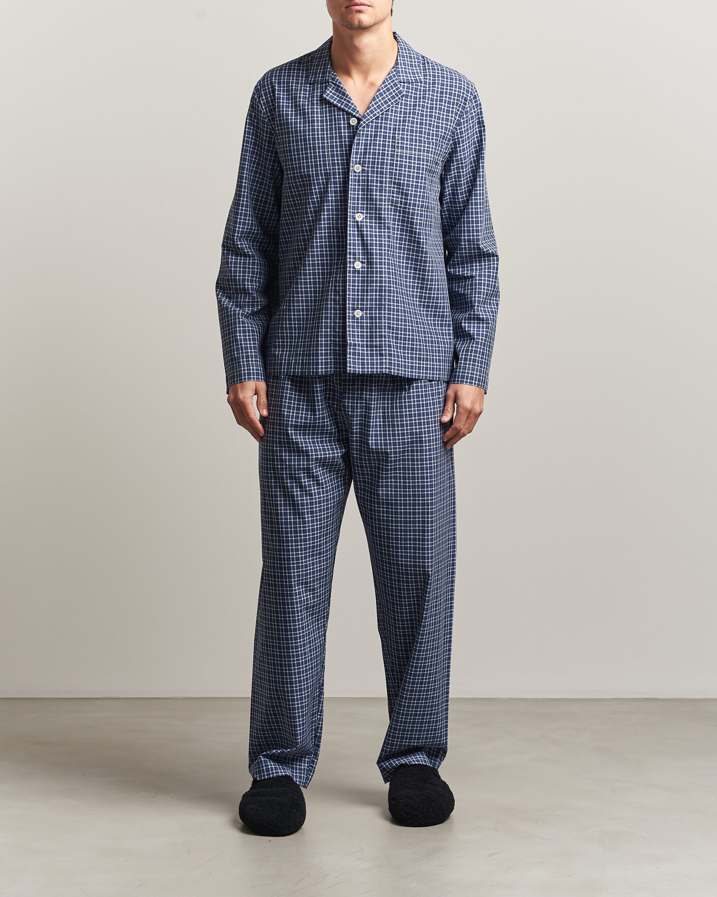 Herre | Pyjamaser og badekåper | Tekla | Fine Twill Pyjama Pants Lanegan Checks