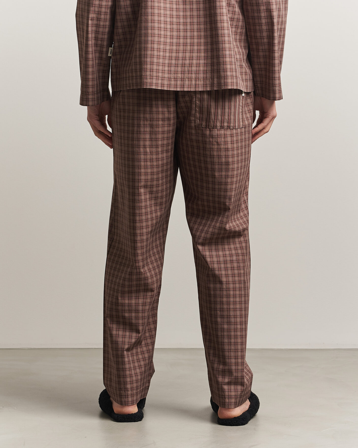 Herre | Pyjamaser og badekåper | Tekla | Fine Twill Pyjama Pants Serra Checks