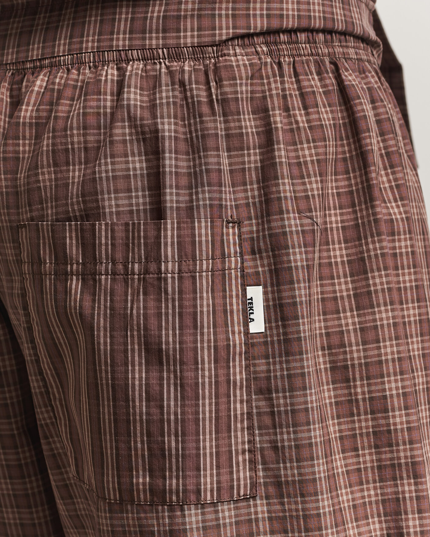 Herre | Pyjamaser og badekåper | Tekla | Fine Twill Pyjama Pants Serra Checks