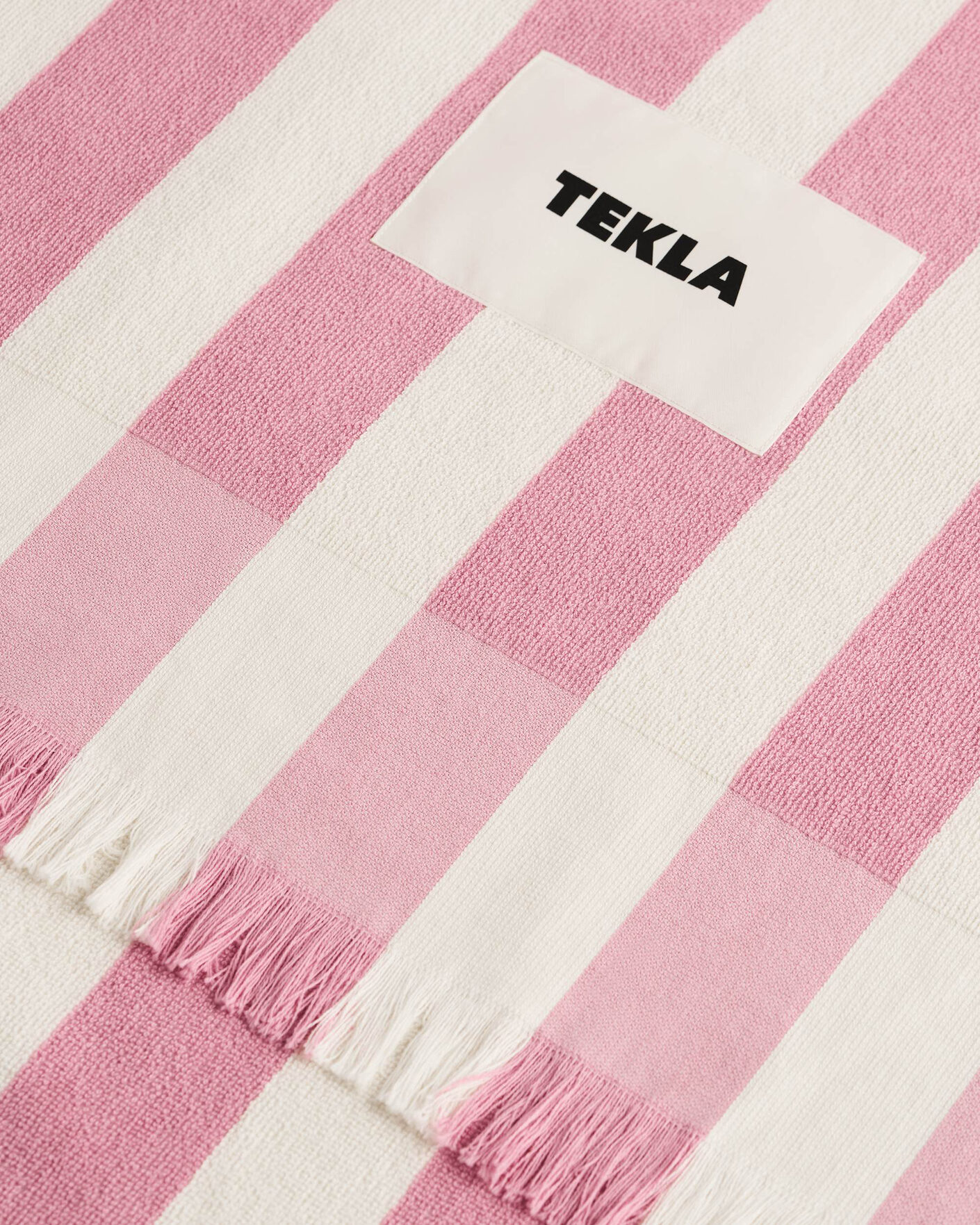 Herre | Tekstiler | Tekla | Organic Terry Beach Towel Palma Stripes