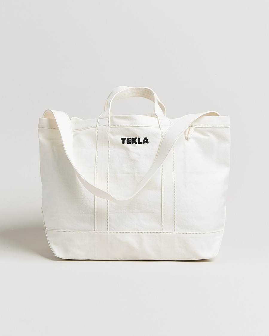 Herre | Vesker | Tekla | Beach Bag Ivory