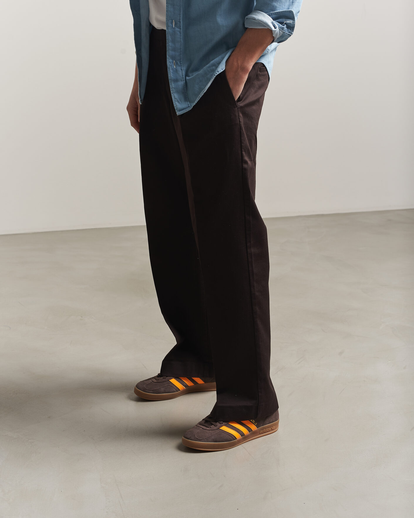 Herre | adidas Originals Gazelle Indoor Sneaker Brown/Orange | adidas Originals | Gazelle Indoor Sneaker Brown/Orange
