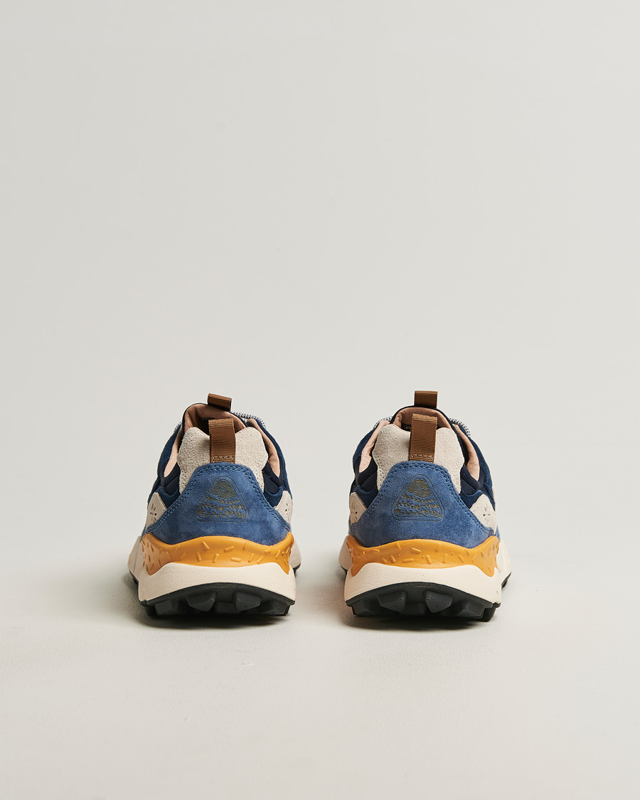 Herre | Sneakers | Flower Mountain | Yamano 3 Suede/Nylon Sneaker Dark Blue