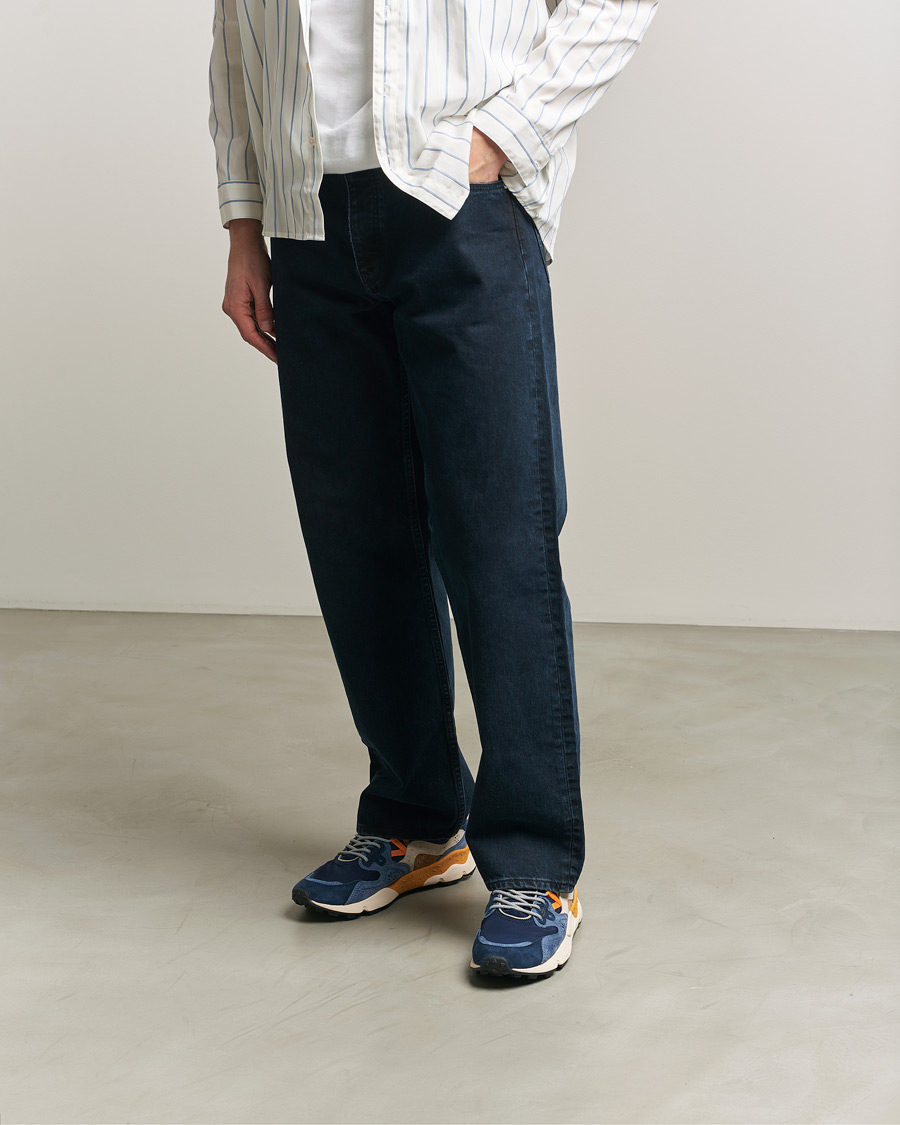 Herre | Sneakers | Flower Mountain | Yamano 3 Suede/Nylon Sneaker Dark Blue