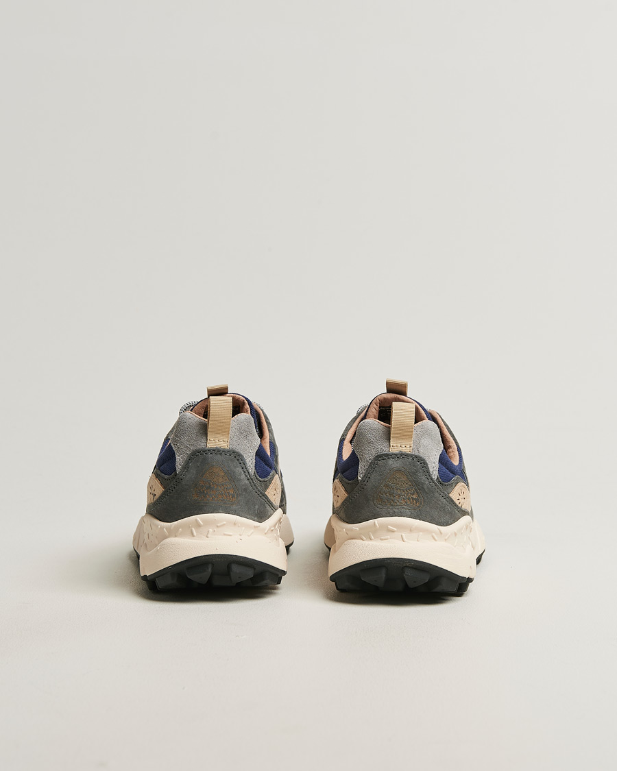 Herre | Sneakers | Flower Mountain | Yamano 3 Suede/Canvas Sneaker Blue/Grey