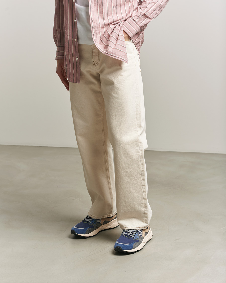 Herre | Sneakers | Flower Mountain | Yamano 3 Suede/Canvas Sneaker Blue/Grey