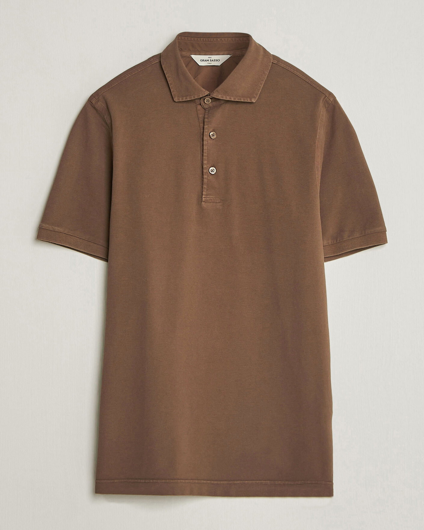 Herre | Pikéer | Gran Sasso | Washed Polo Brown