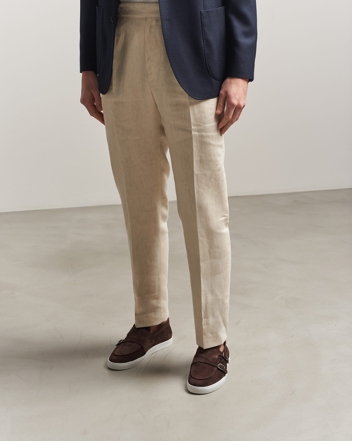 Herre | Loafers | Fliteless | Suede Monk Strap Sneaker Loafer Dark Brown