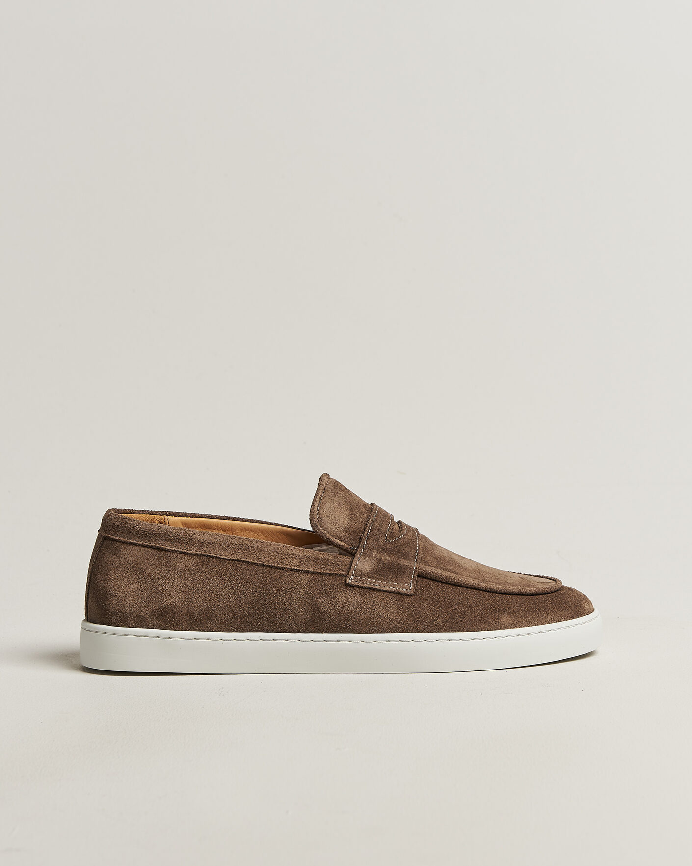 Herre | Loafers | Fliteless | Suede Penny Sneaker Light Brown