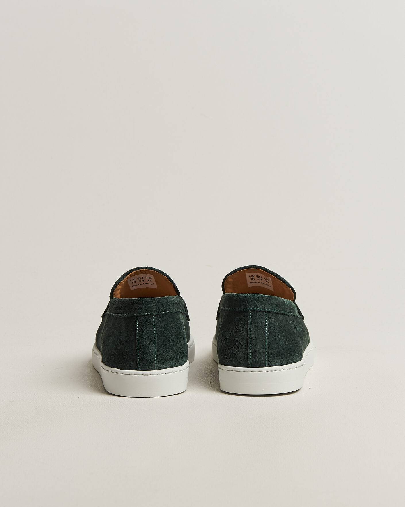 Herre | Loafers | Fliteless | Suede Penny Sneaker Green