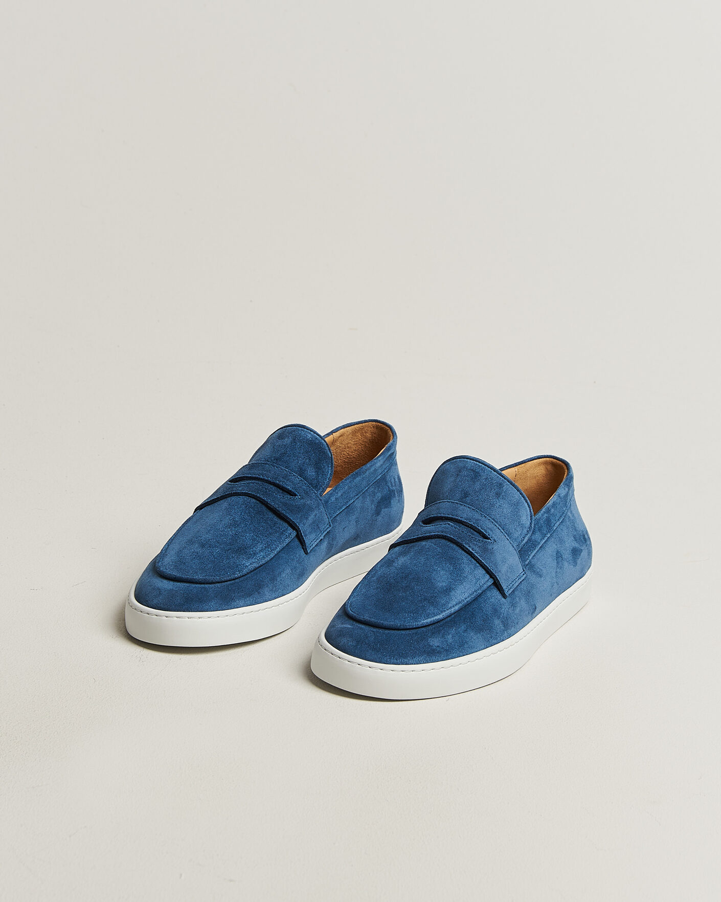 Herre | Loafers | Fliteless | Suede Penny Sneaker Ocean