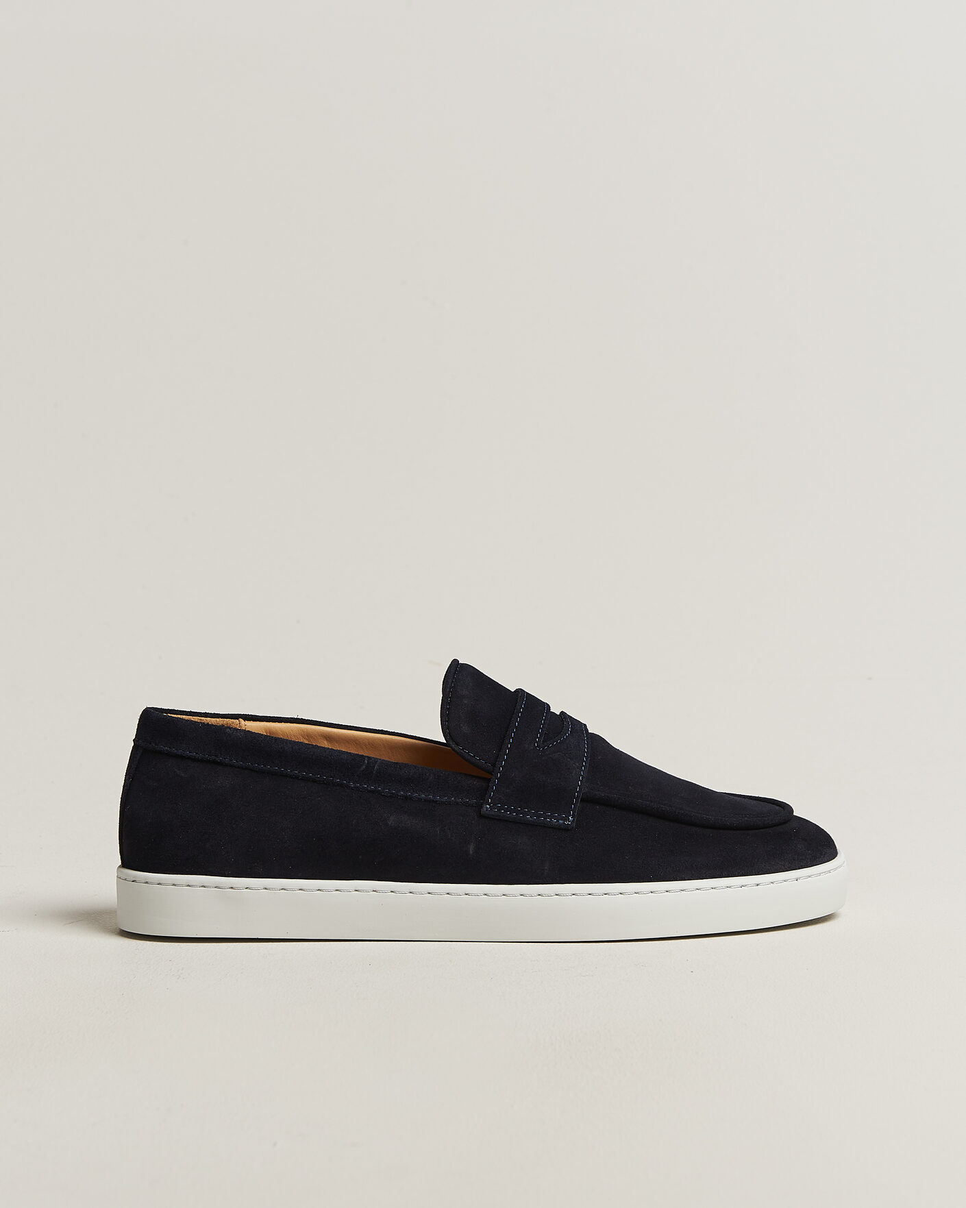 Herre | Loafers | Fliteless | Suede Penny Sneaker Navy