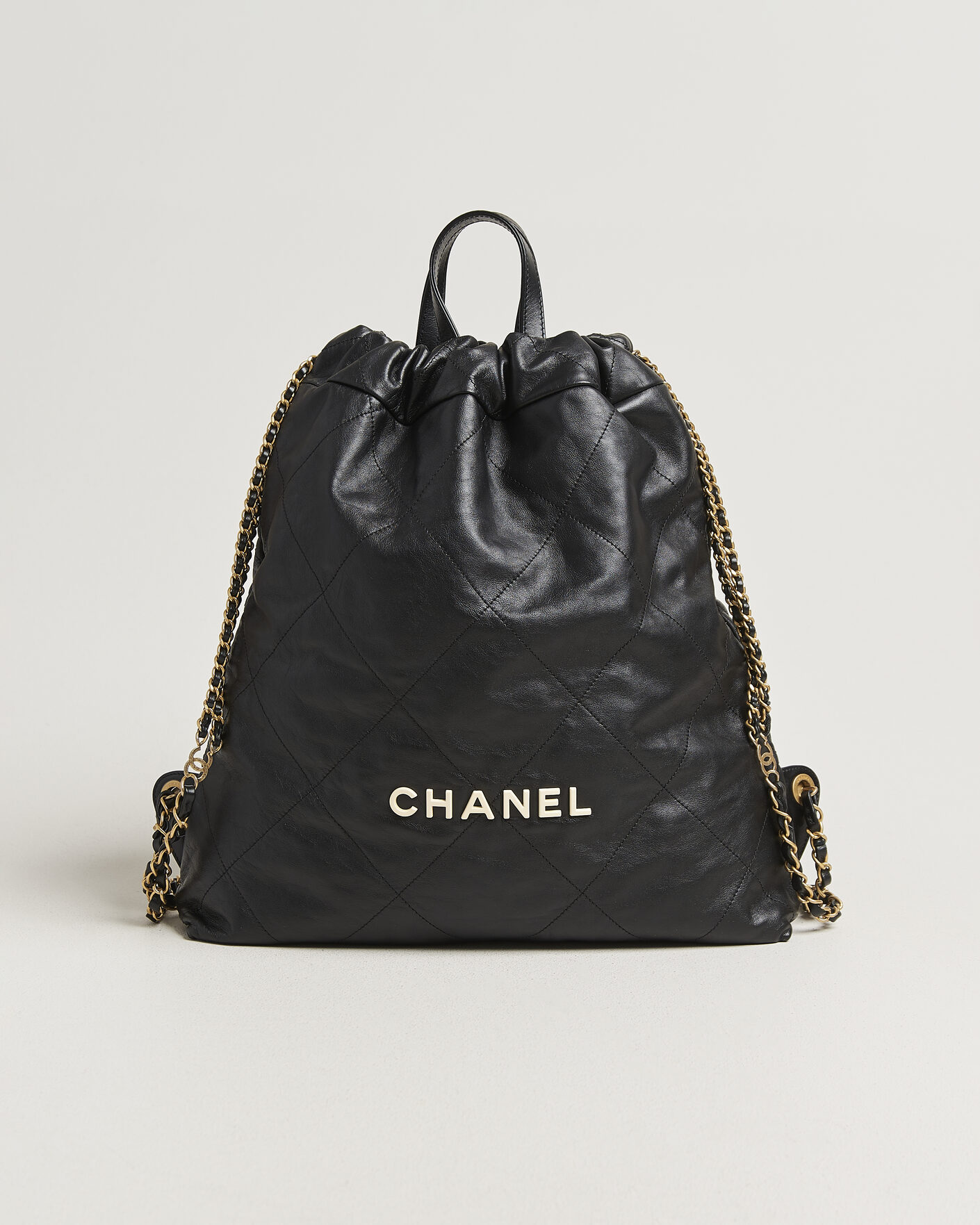 Herre | Pre-Owned & Vintage Bags | Chanel Pre-Owned | Chanel 22 Backpack Black