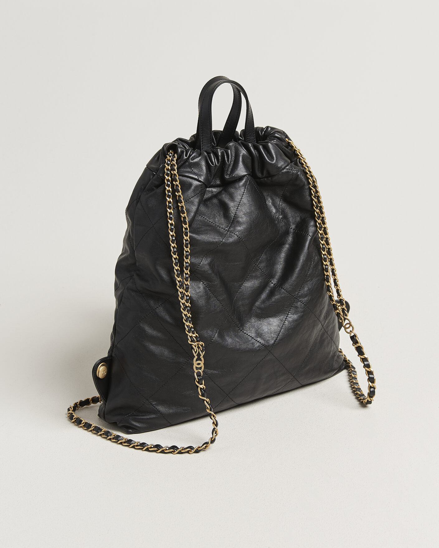 Herre | Pre-Owned & Vintage Bags | Chanel Pre-Owned | Chanel 22 Backpack Black Black