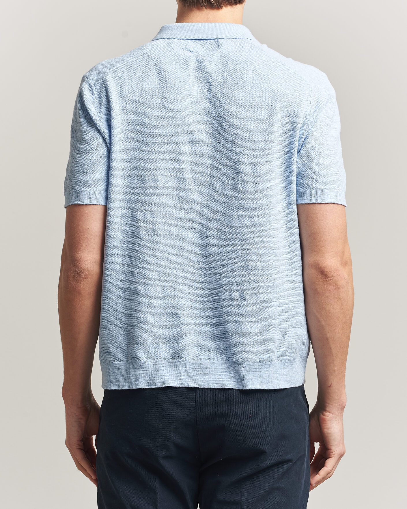 Herre | Pikéer | Polo Ralph Lauren | Cotton Blend Polo Office Blue