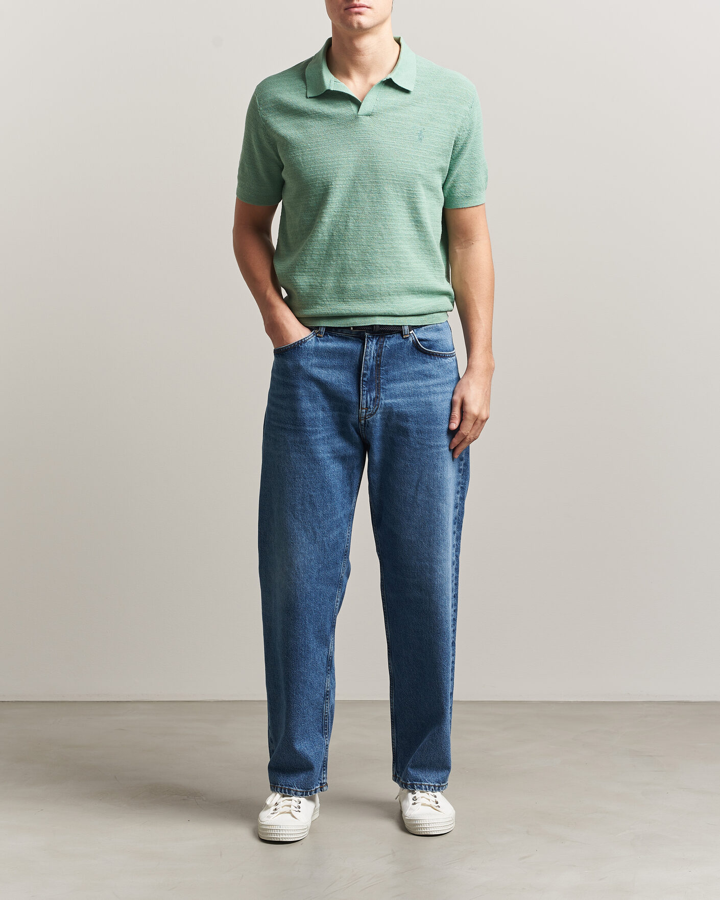 Herre | Pikéer | Polo Ralph Lauren | Cotton Blend Polo Faded Mint