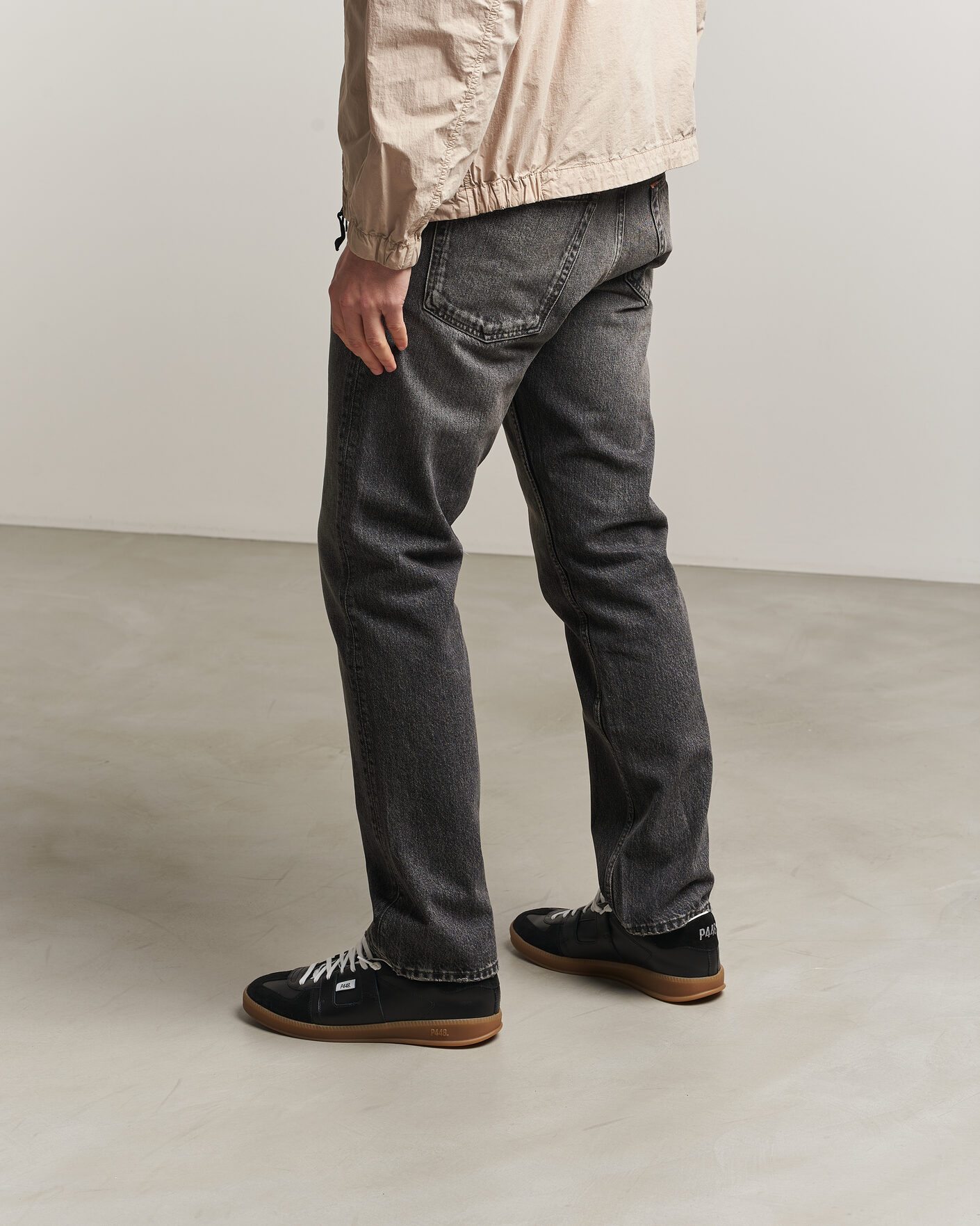 Herre | Sneakers | P448 | Monza Leather/Suede Sneaker Black