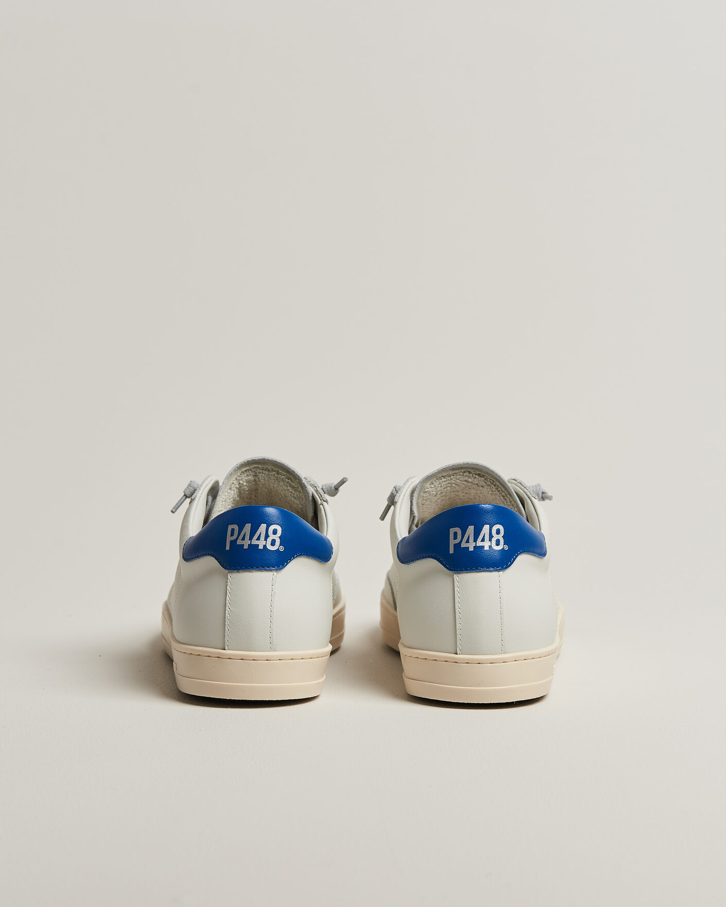Herre | Sneakers | P448 | John Leather Sneaker White/Blue