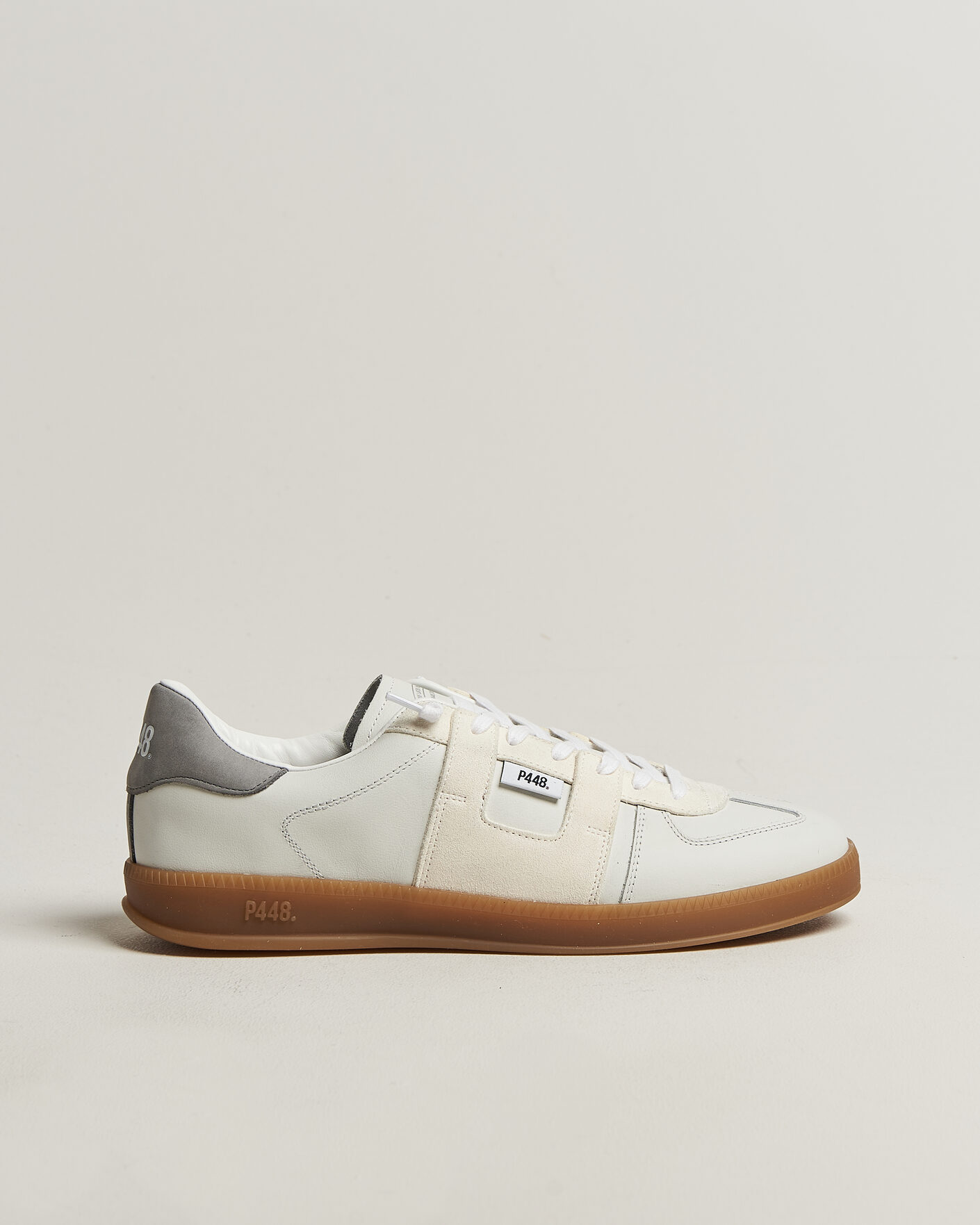 Herre | Sneakers | P448 | Monza Leather/Suede Sneaker White