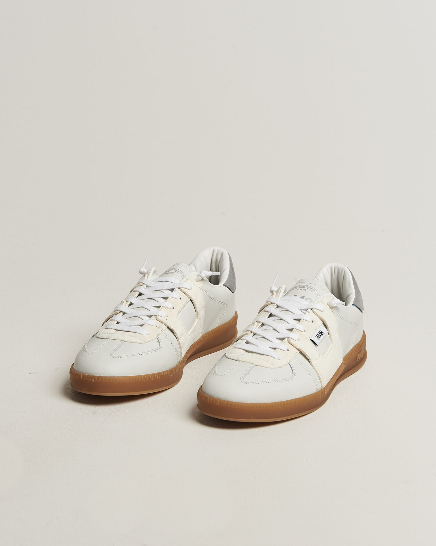 Herre | Sneakers | P448 | Monza Leather/Suede Sneaker White