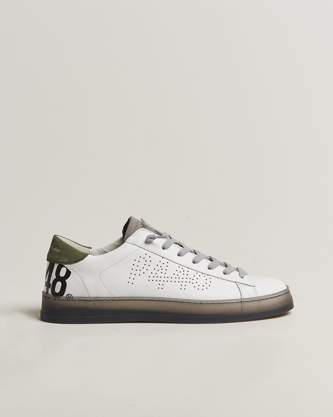 Herre | Sneakers | P448 | Jack Leather Sneaker White/Grey