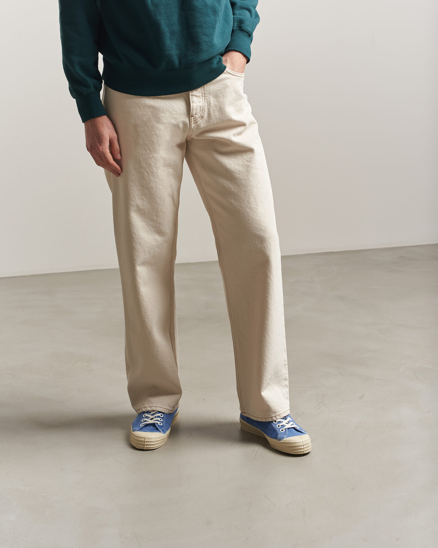 Herre | Sneakers | Novesta | Star Master Washed Organic Cotton Sneaker Blue