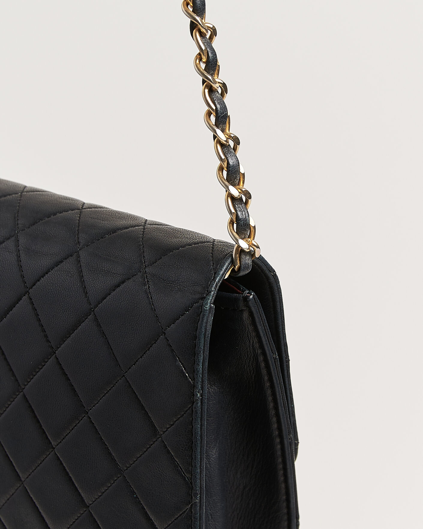 Herre | Pre-Owned & Vintage Bags | Chanel Pre-Owned | Single Flap Bag Black