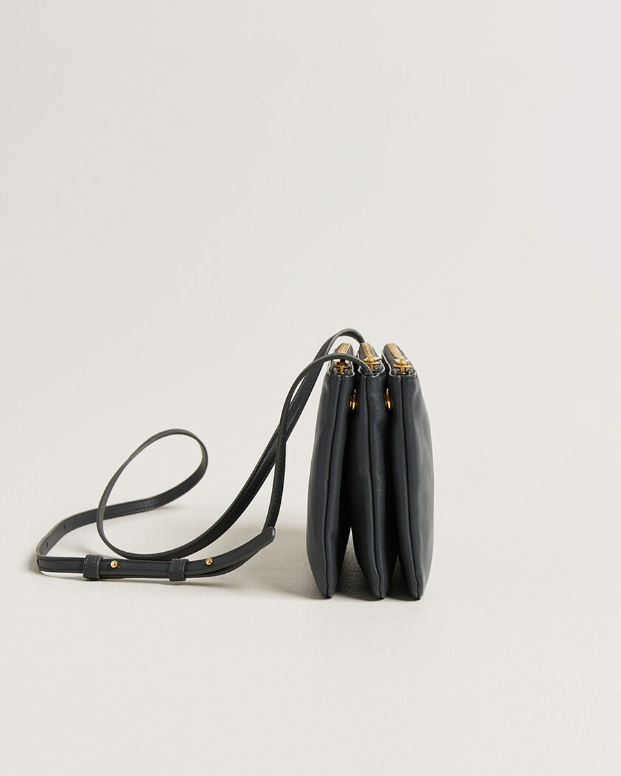 Herre | Pre-Owned & Vintage Bags | Celine Pre-Owned | Trio Bag Small Leather Grey