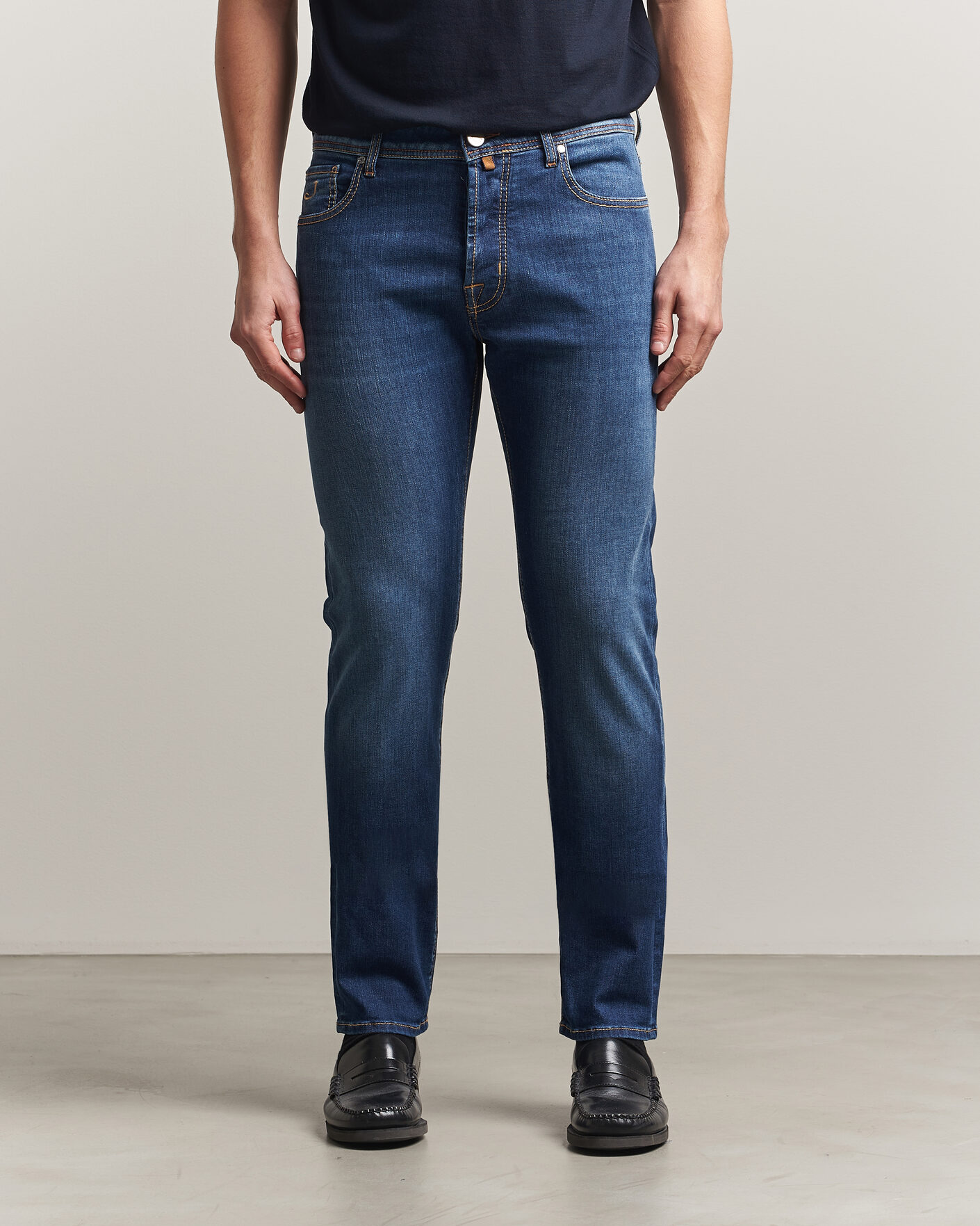Herre | Bukser | Jacob Cohën | Bard Slim Fit Super Stretch Jeans Medium Vintage