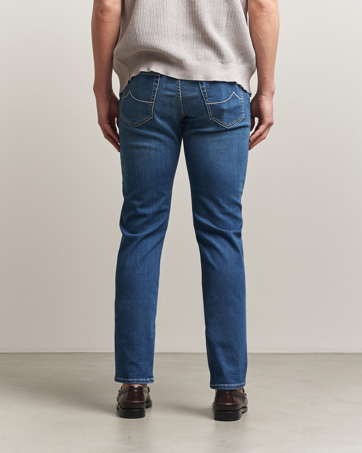 Herre | Bukser | Jacob Cohën | Bard Slim Fit Super Stretch Jeans Light Vintage