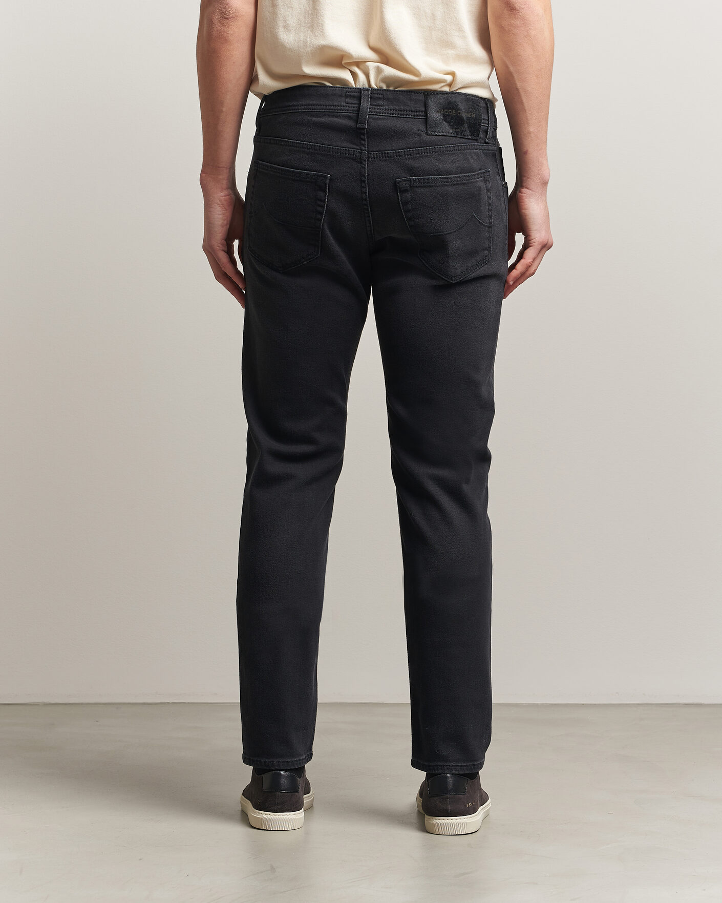 Herre | Jeans | Jacob Cohën | Nick Slim Fit Power Stretch Jeans Medium Black Wash