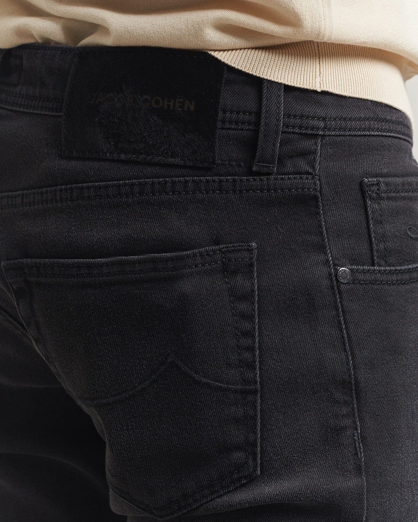 Herre | Jeans | Jacob Cohën | Nick Slim Fit Power Stretch Jeans Medium Black Wash