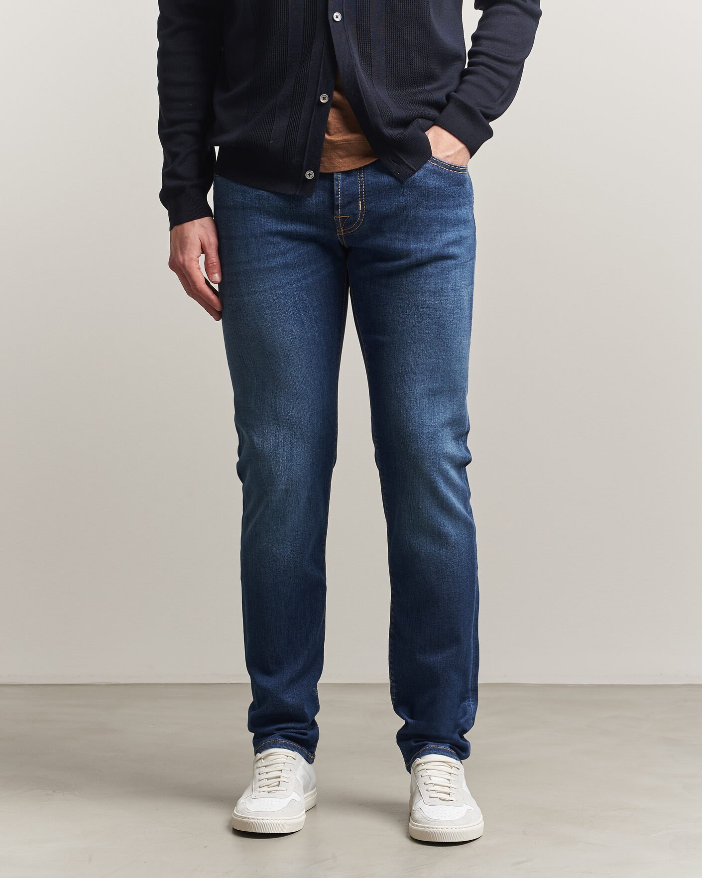 Herre | Jeans | Jacob Cohën | Nick Slim Fit Super Stretch Jeans Medium Vintage