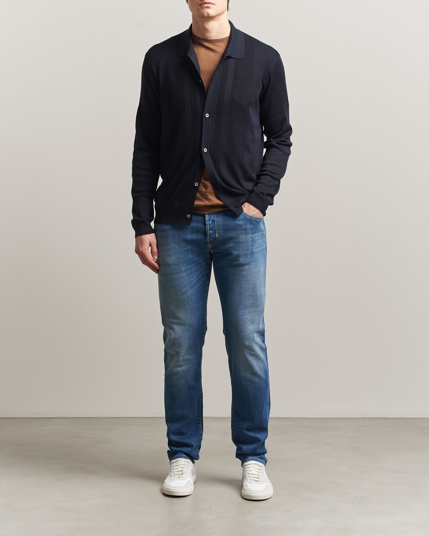 Herre | Bukser | Jacob Cohën | Nick Slim Fit Super Stretch Jeans Light Vintage