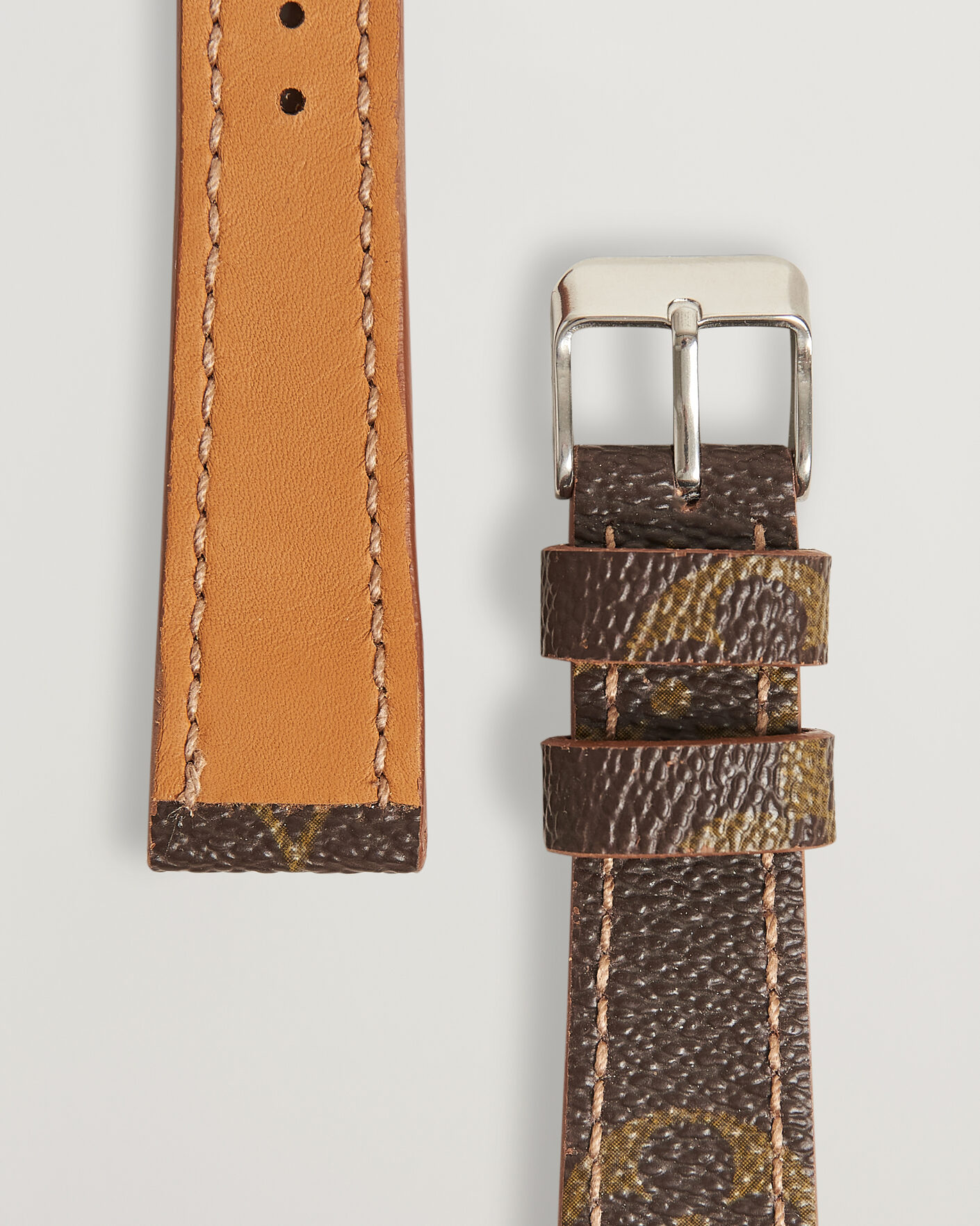 Herre | Klokkeremmer | Care with Carl | Watch Strap Remade Louis Vuitton 20/16 mm Monogram