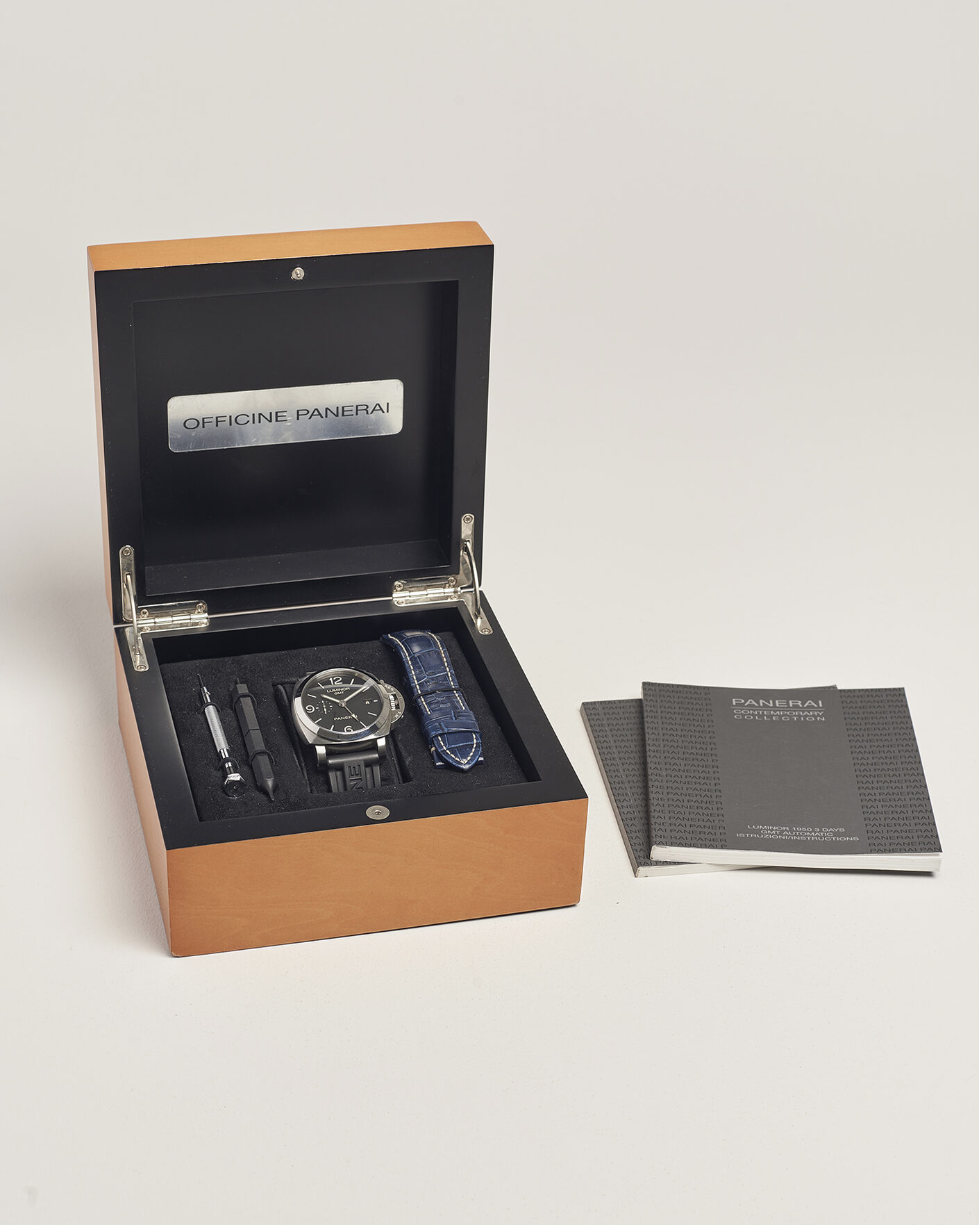 Herre | Pre-Owned & Vintage Watches | Panerai Pre-Owned | Luminor 44 1950 GMT 