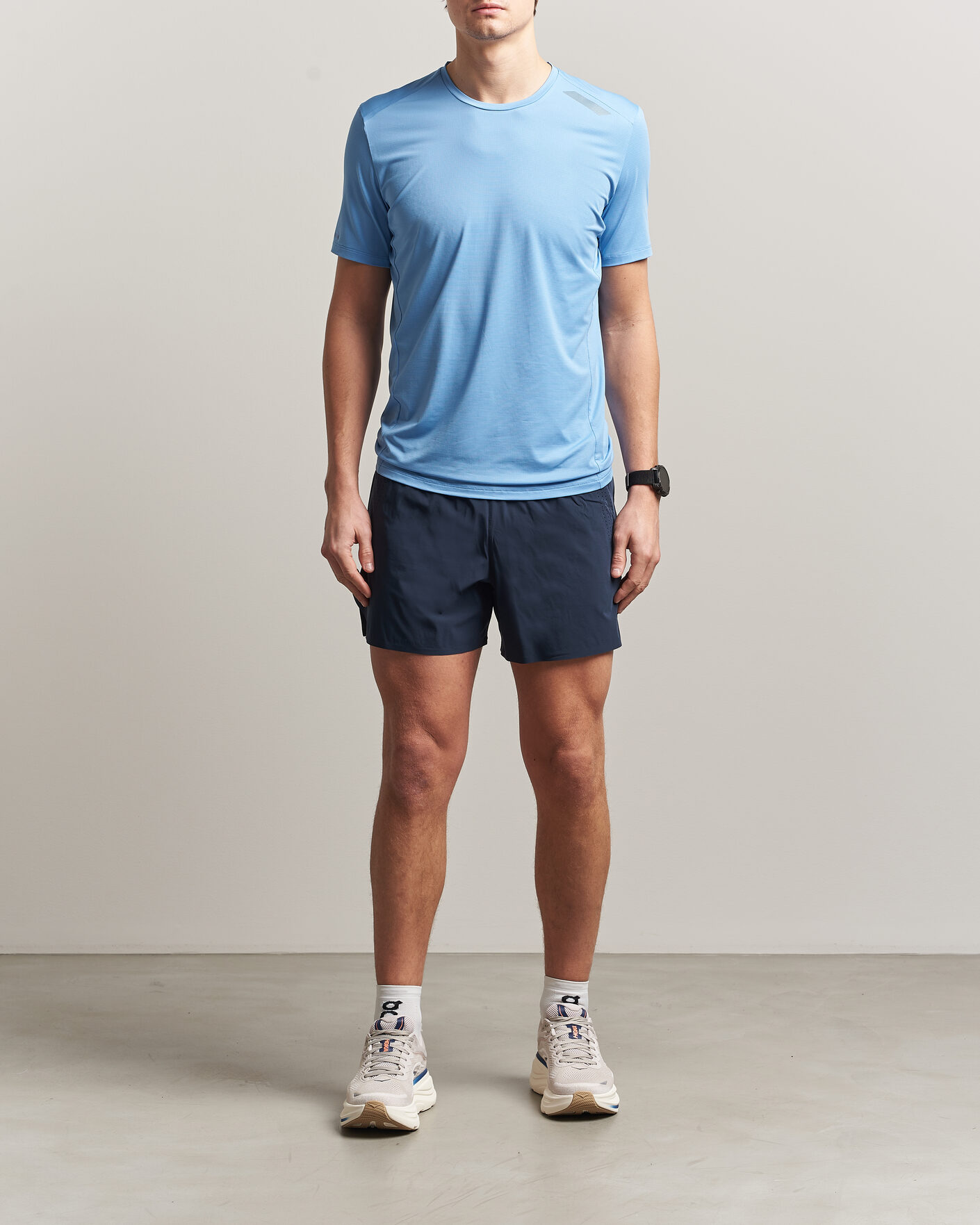 Herre | T-Shirts | SOAR Running | Tech Tee Blue