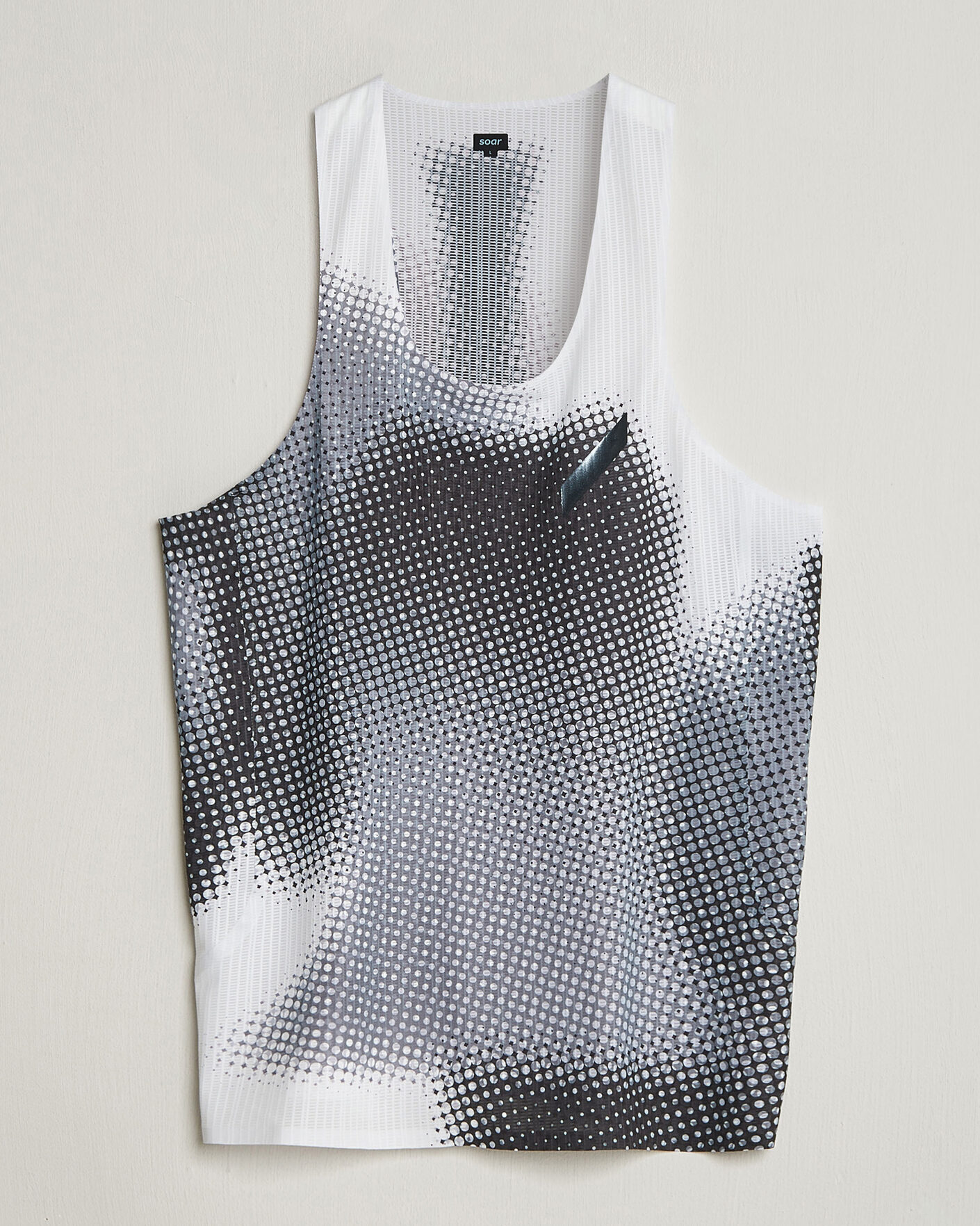 Herre | T-Shirts | SOAR Running | Race Vest Black/White