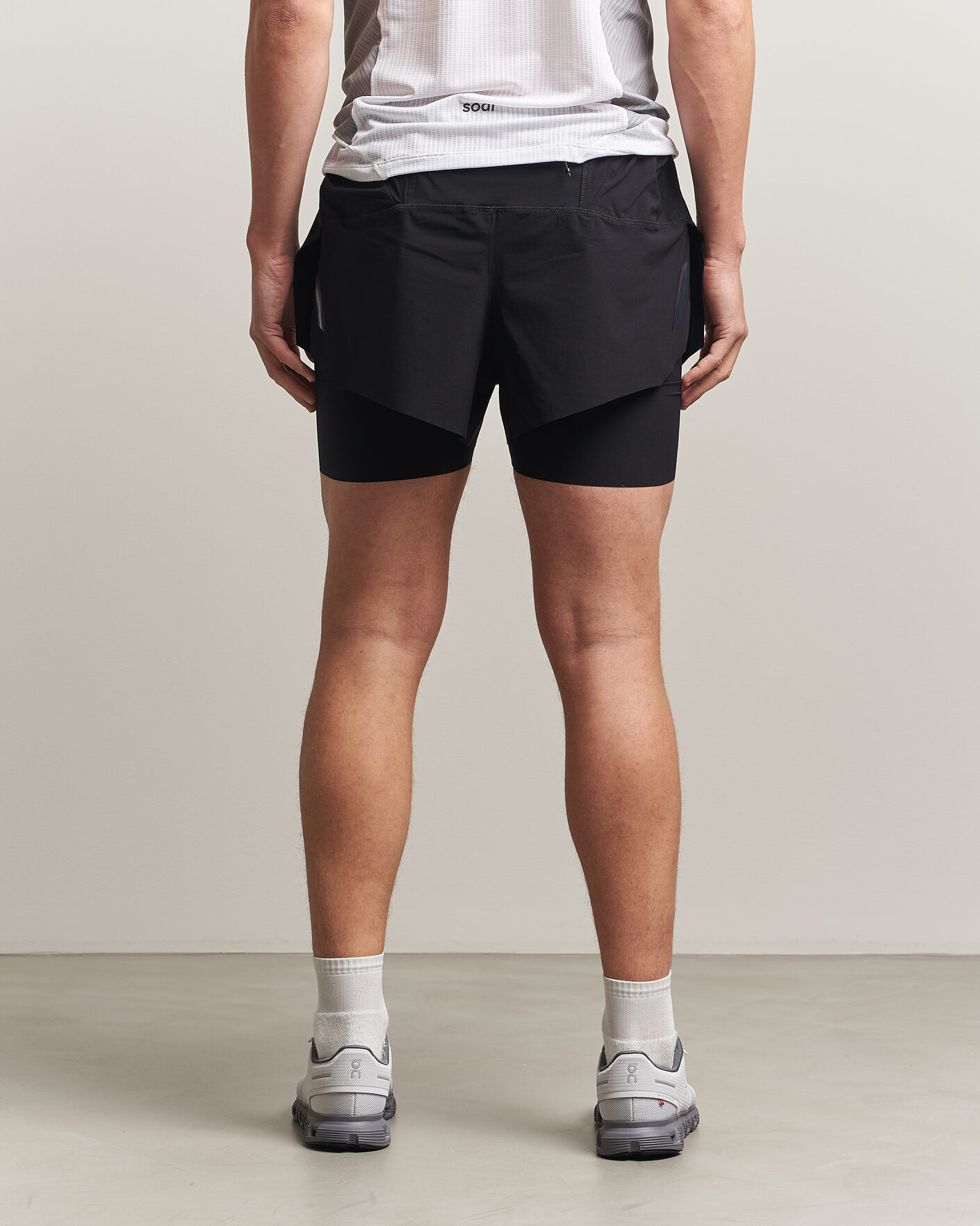 Herre | Shorts | SOAR Running | Trail Shorts Black