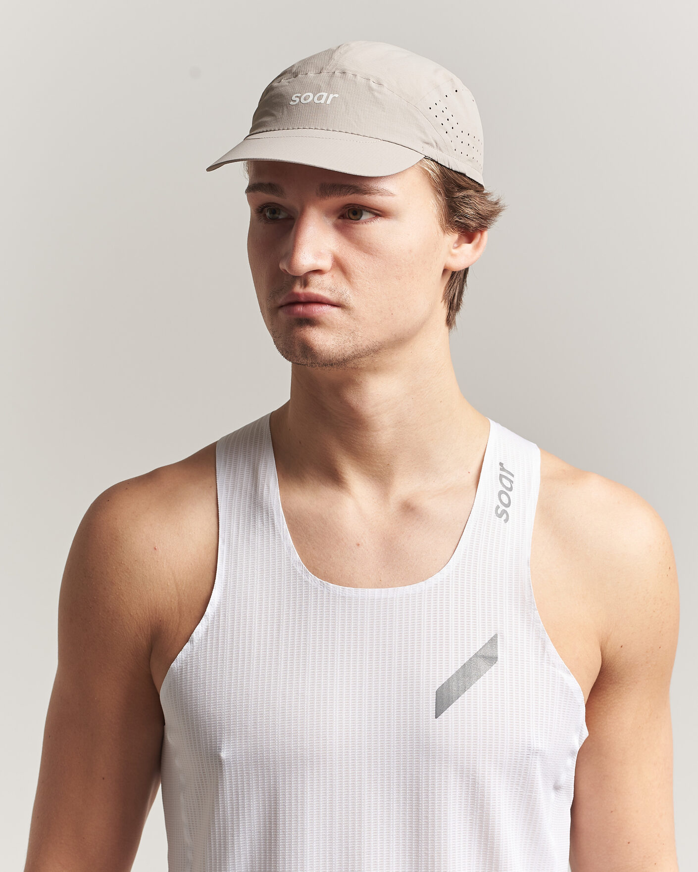 Herre | Hatter og capser | SOAR Running | Run Cap Warm Grey