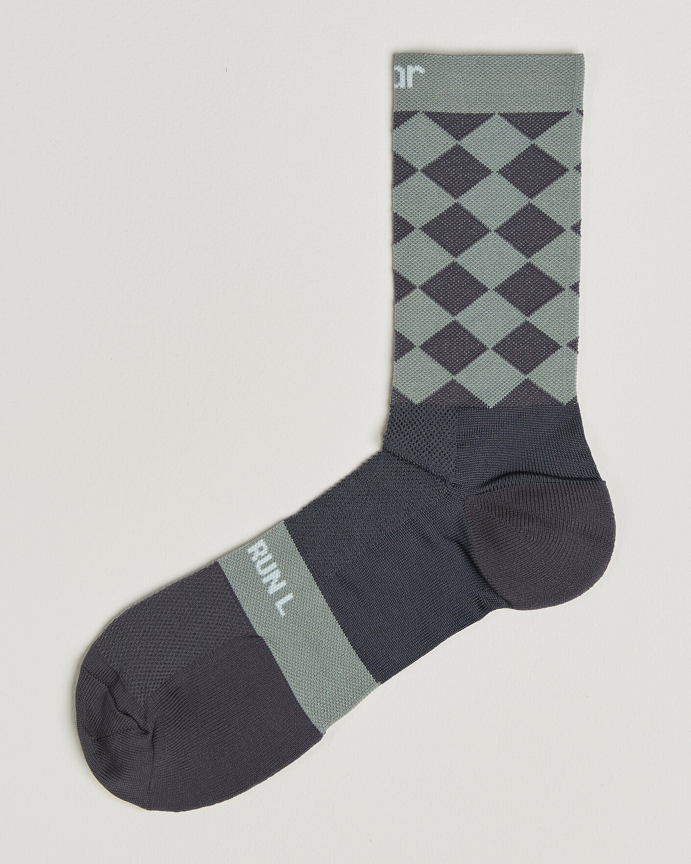 Herre | Undertøy | SOAR Running | Diamond Crew Sock Dark Grey