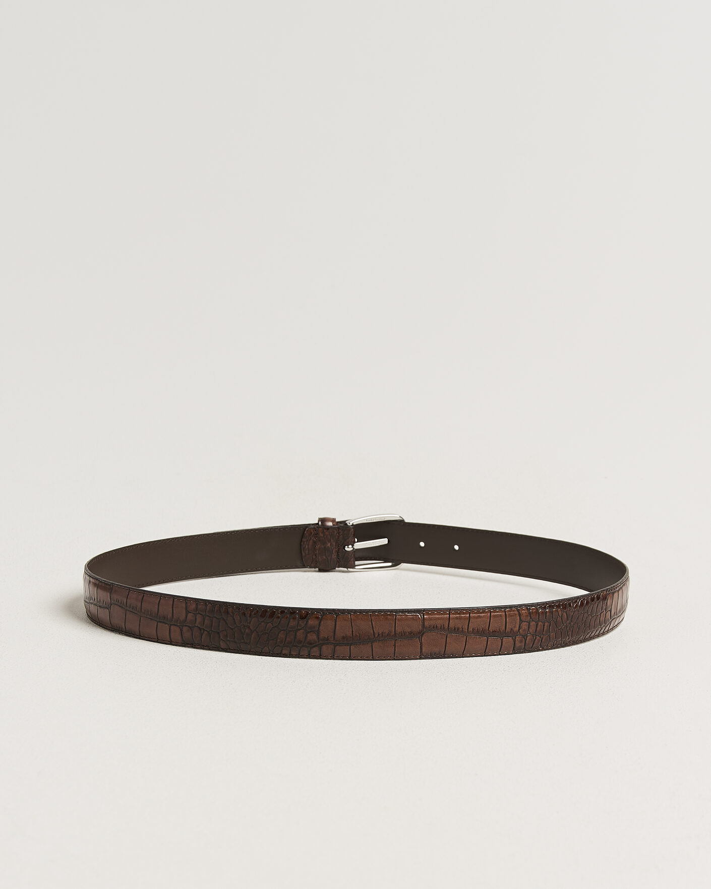 Herre | Belter | Anderson's | Embossed Western Leather Belt Tan