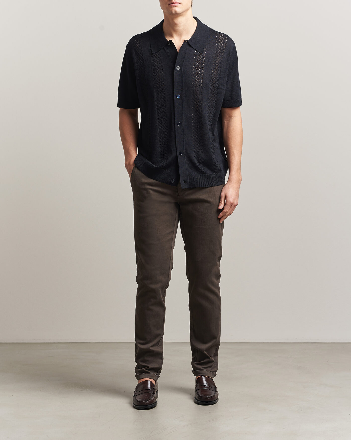 Herre | Bukser | Tramarossa | Luis Superstrech Cotton Chino Coffee