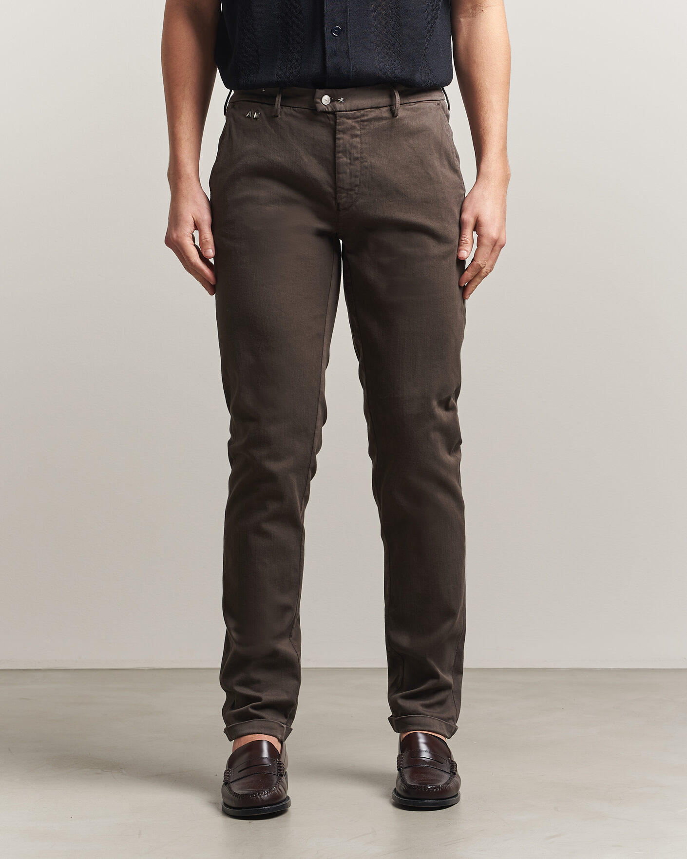 Herre | Bukser | Tramarossa | Luis Superstrech Cotton Chino Coffee