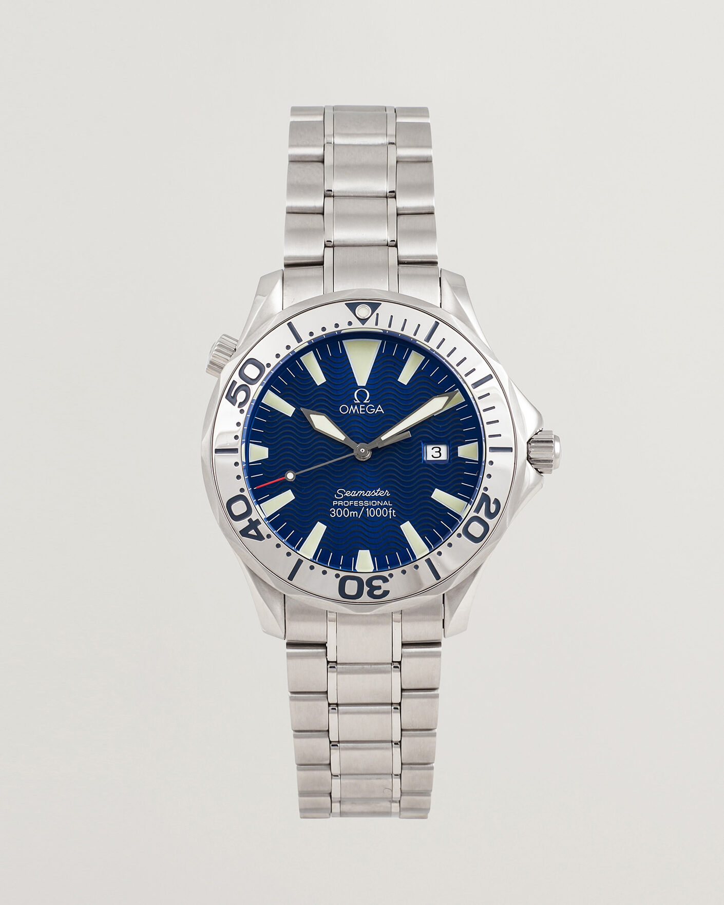 Herre | Pre-Owned & Vintage Watches | Omega Pre-Owned | Seamaster 300M SMP Electric Blue 