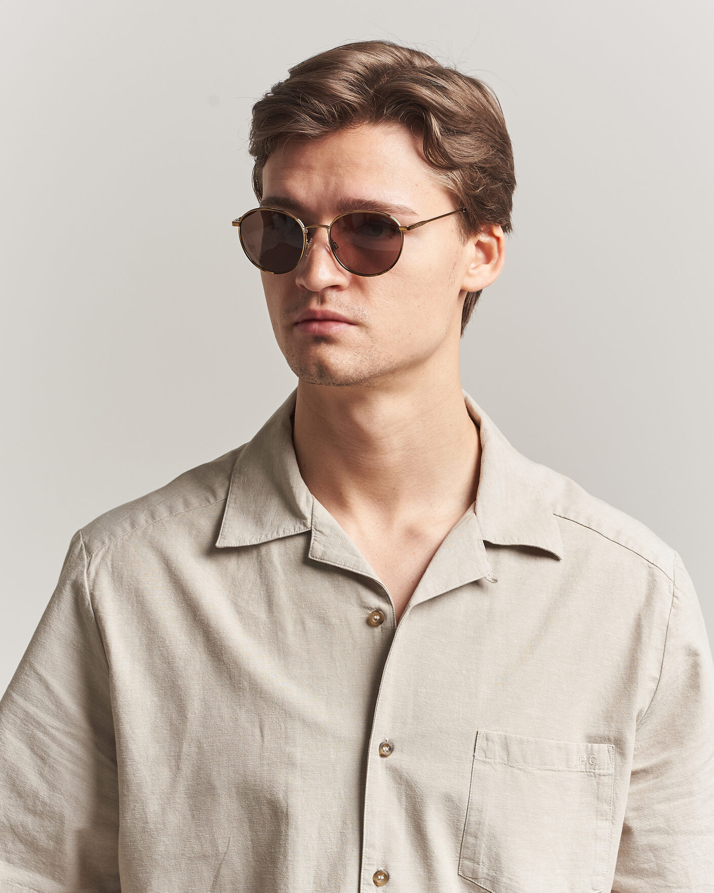 Herre | Solbriller | Polo Ralph Lauren | 0PH3163 Sunglasses Brass