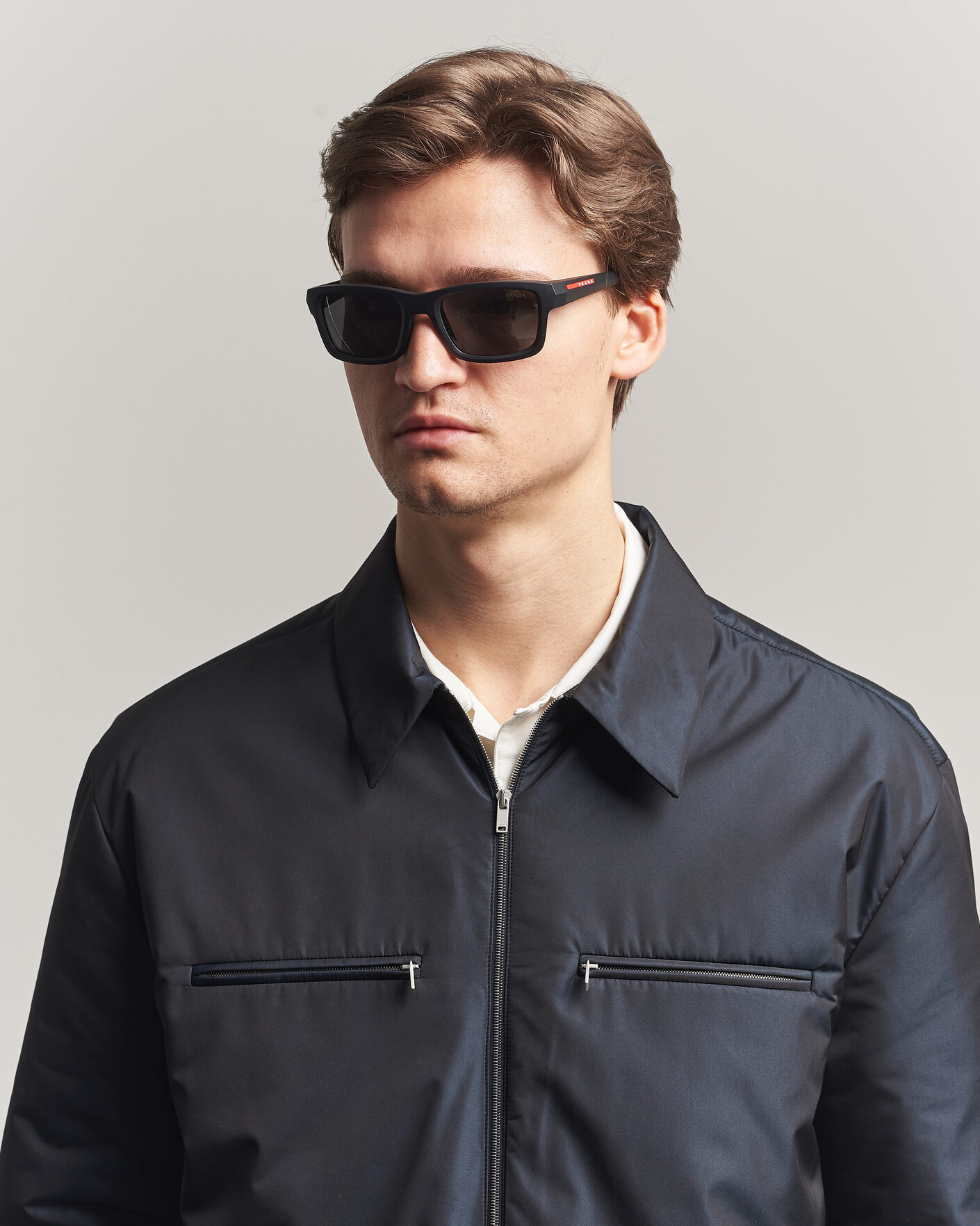 Herre | Solbriller | Prada Linea Rossa | 0PS B10S Sunglasses Matte Black