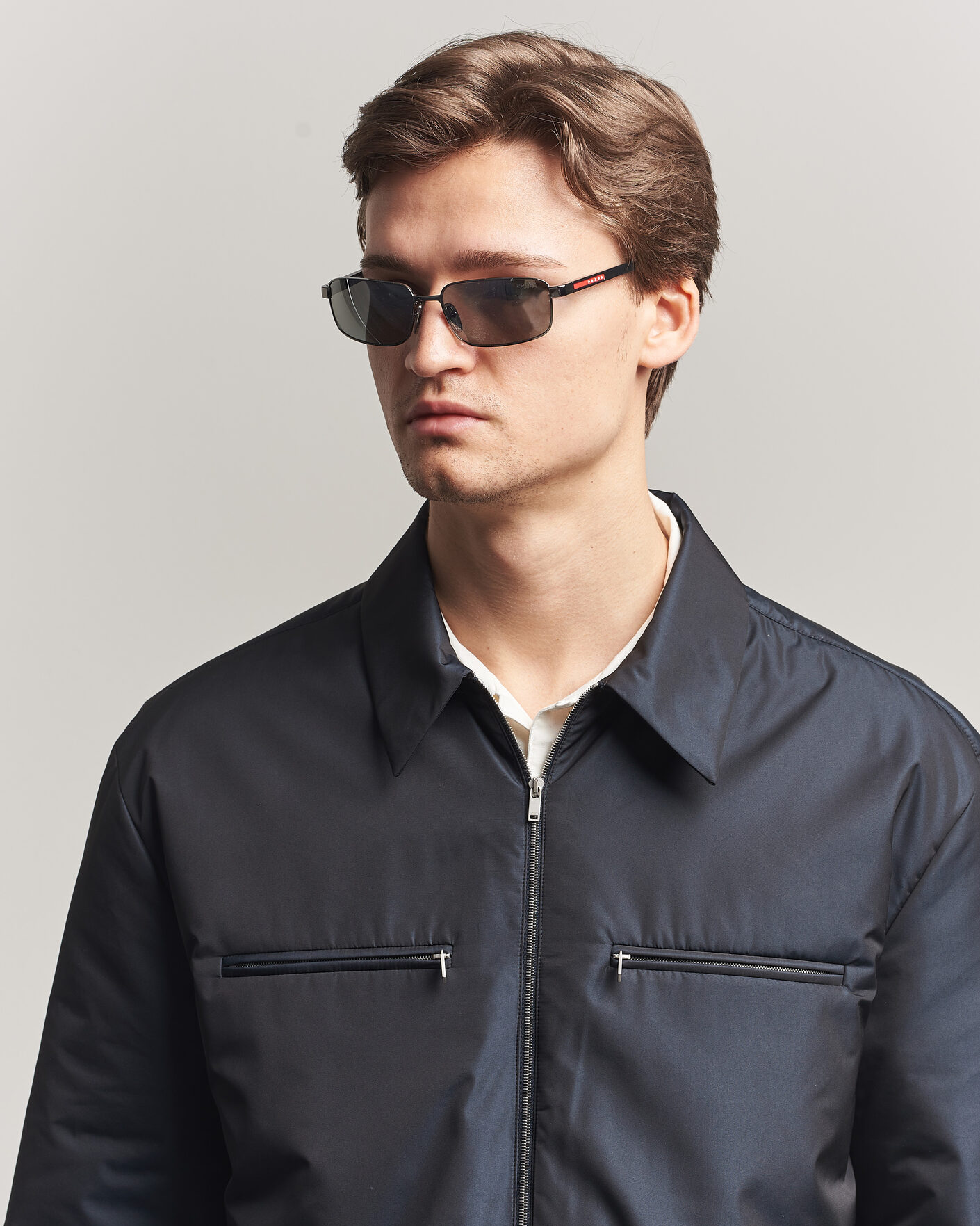 Herre | Solbriller | Prada Linea Rossa | 0PS B54S Sunglasses Metal Grey