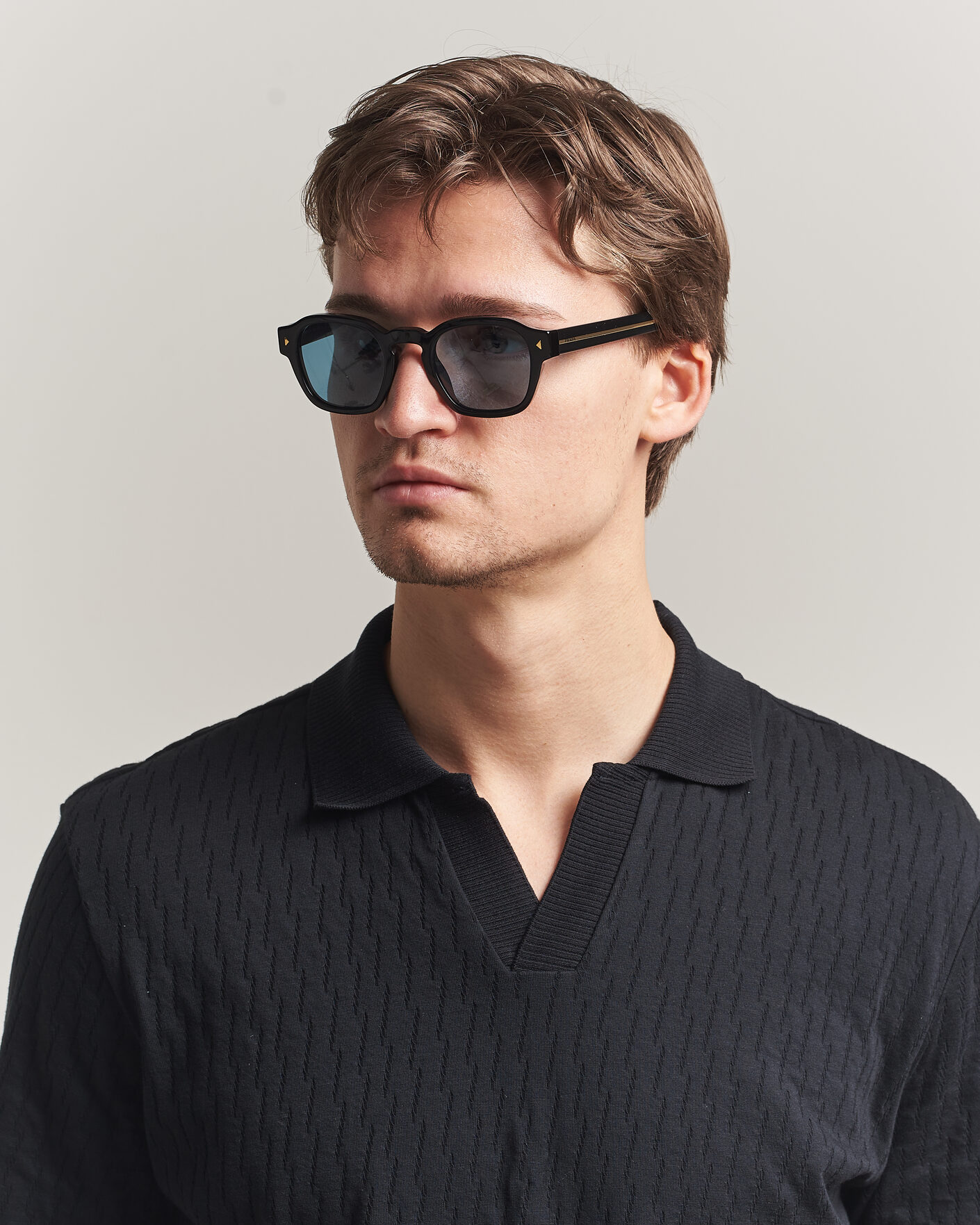 Herre | Solbriller | Prada Eyewear | 0PR A16S Sunglasses Black/green