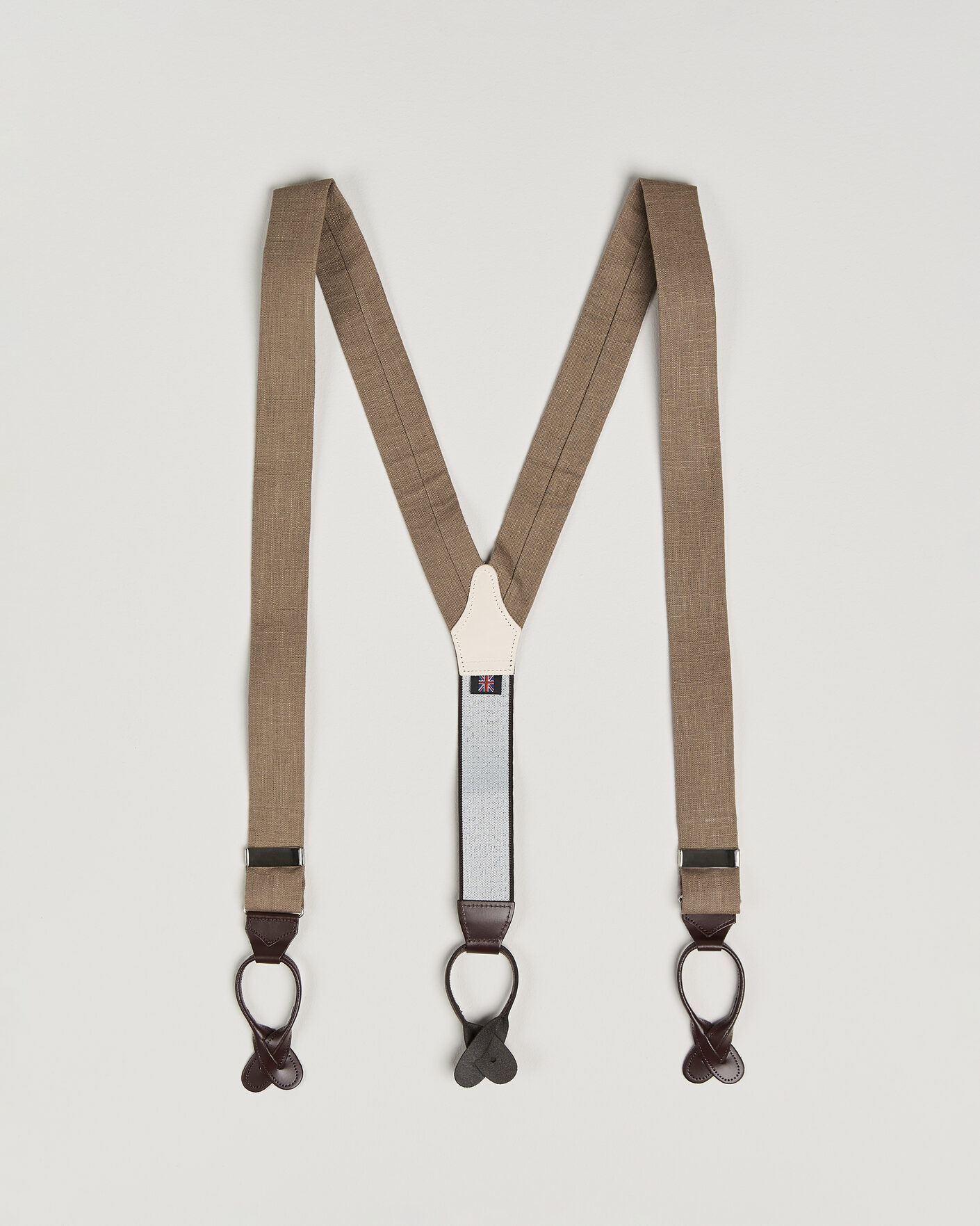 Herre | Bukseseler | Albert Thurston | Linen Braces Acorn Brown